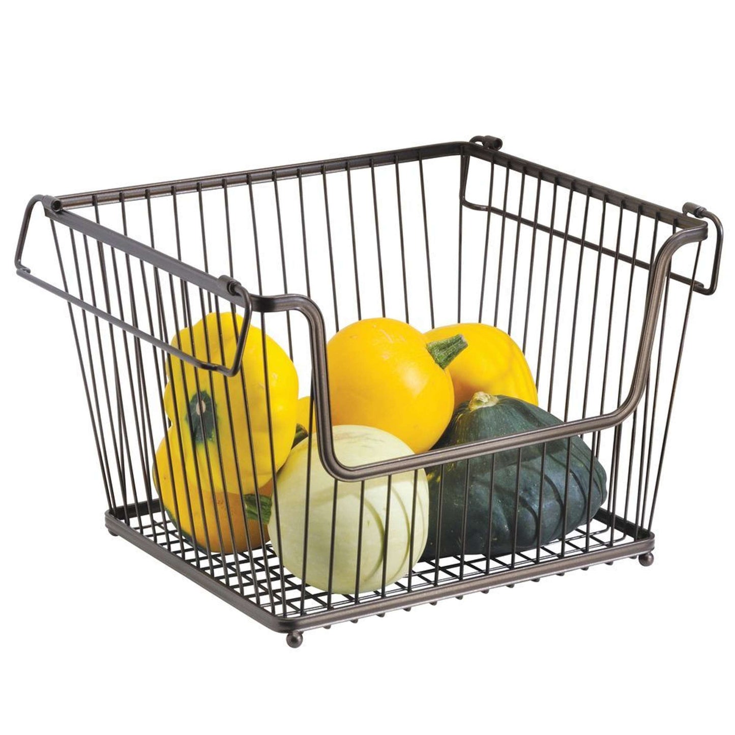 organizer-dispensa-metallo-maniglie - vista laterale