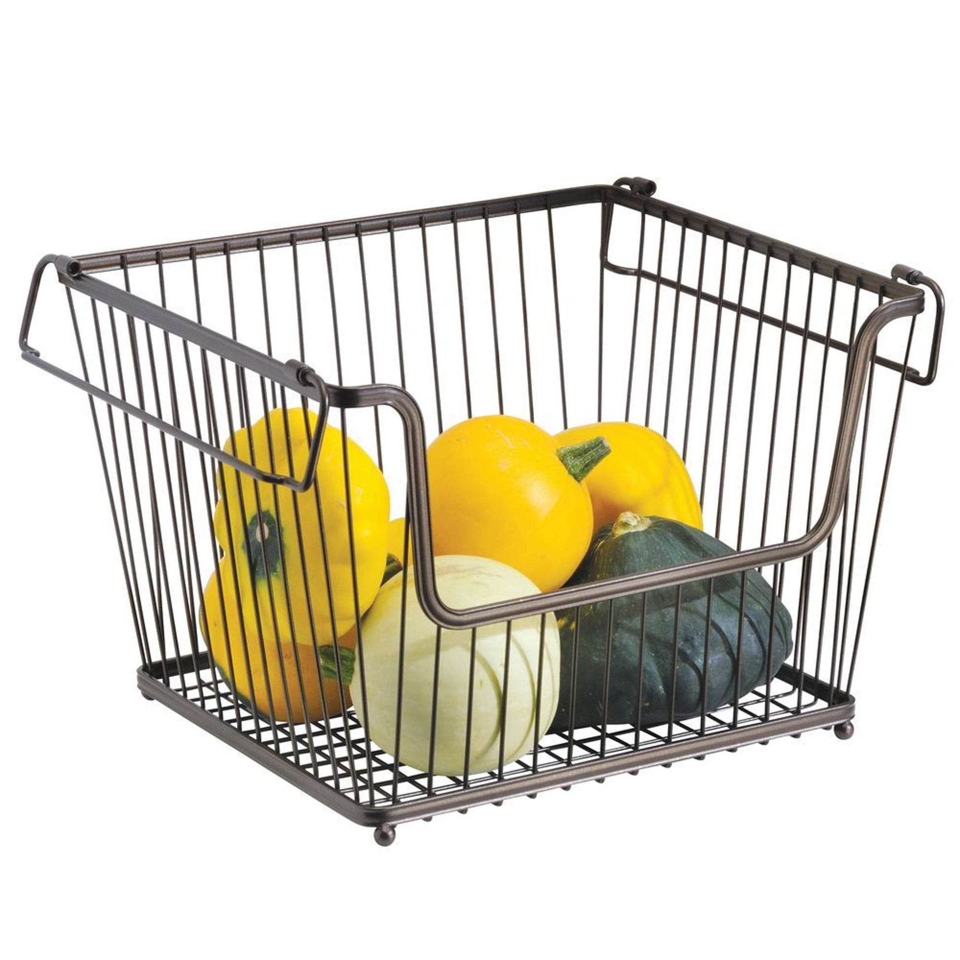 organizer-dispensa-metallo-maniglie - vista laterale