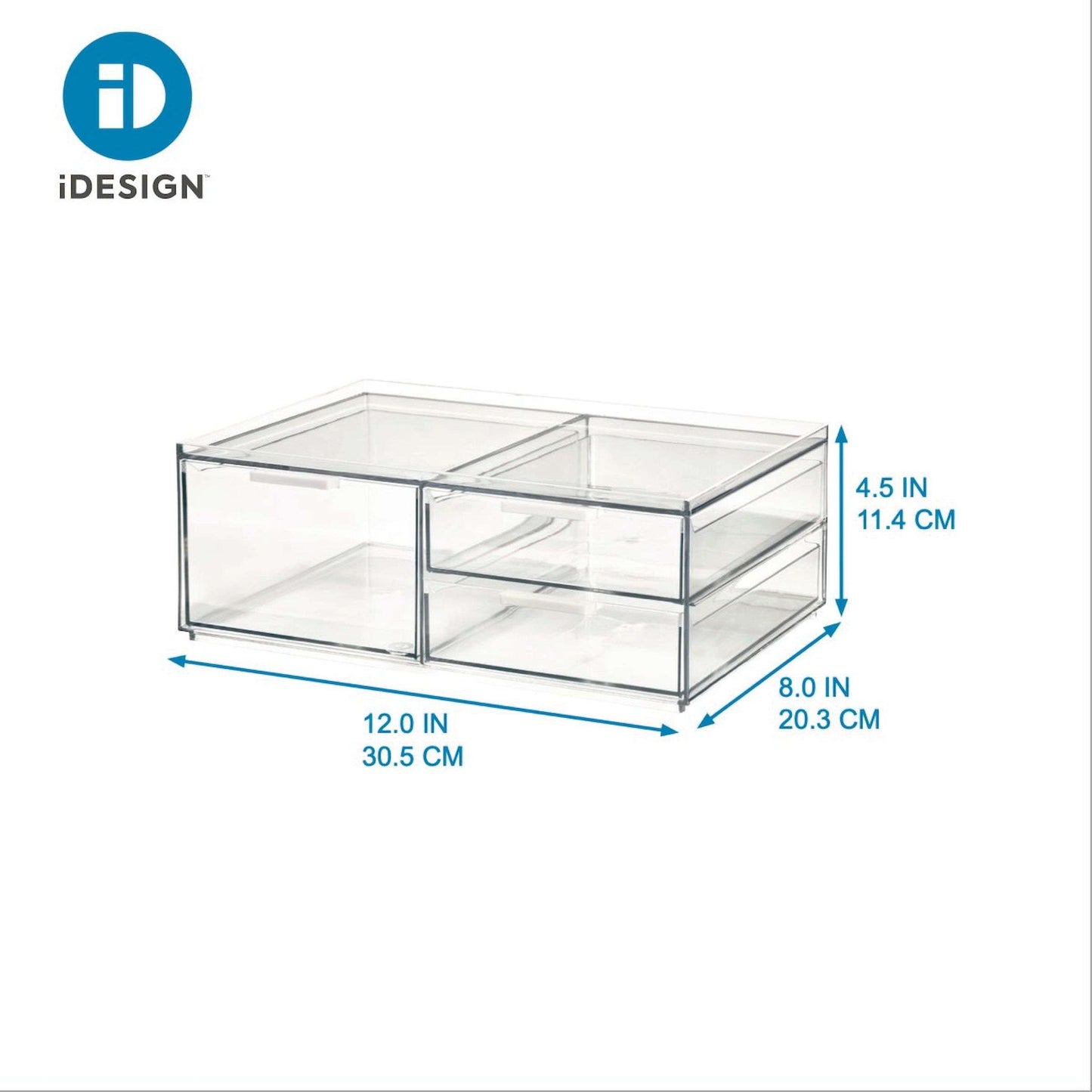 organizer-makeup-largo-3-cassetti-trasparenti - dettaglio