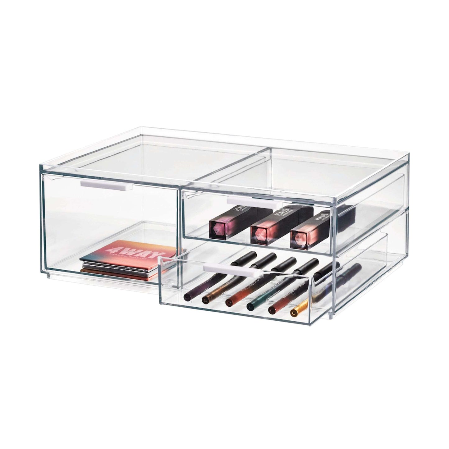 organizer-makeup-largo-3-cassetti-trasparenti - dimensioni