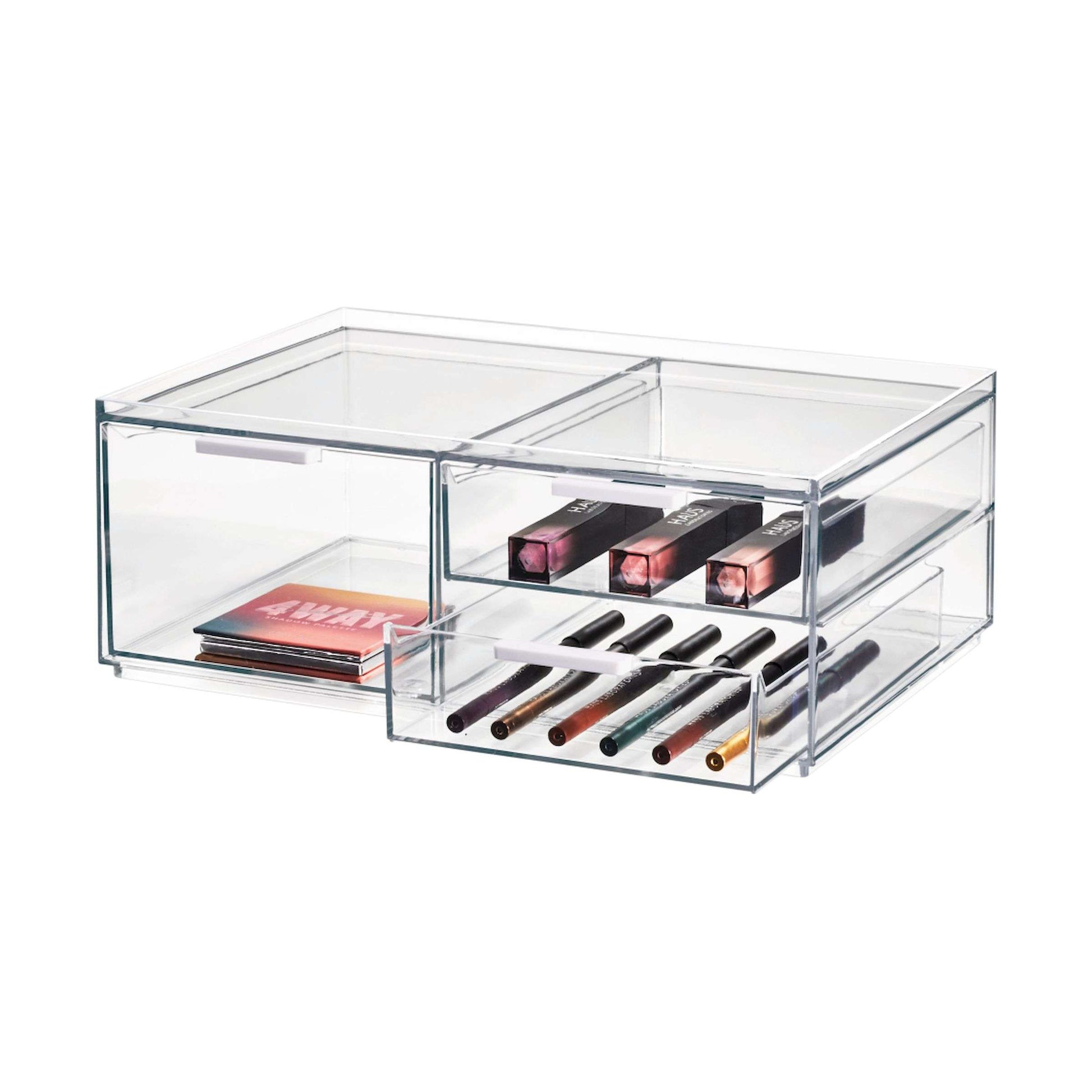 organizer-makeup-largo-3-cassetti-trasparenti - dimensioni