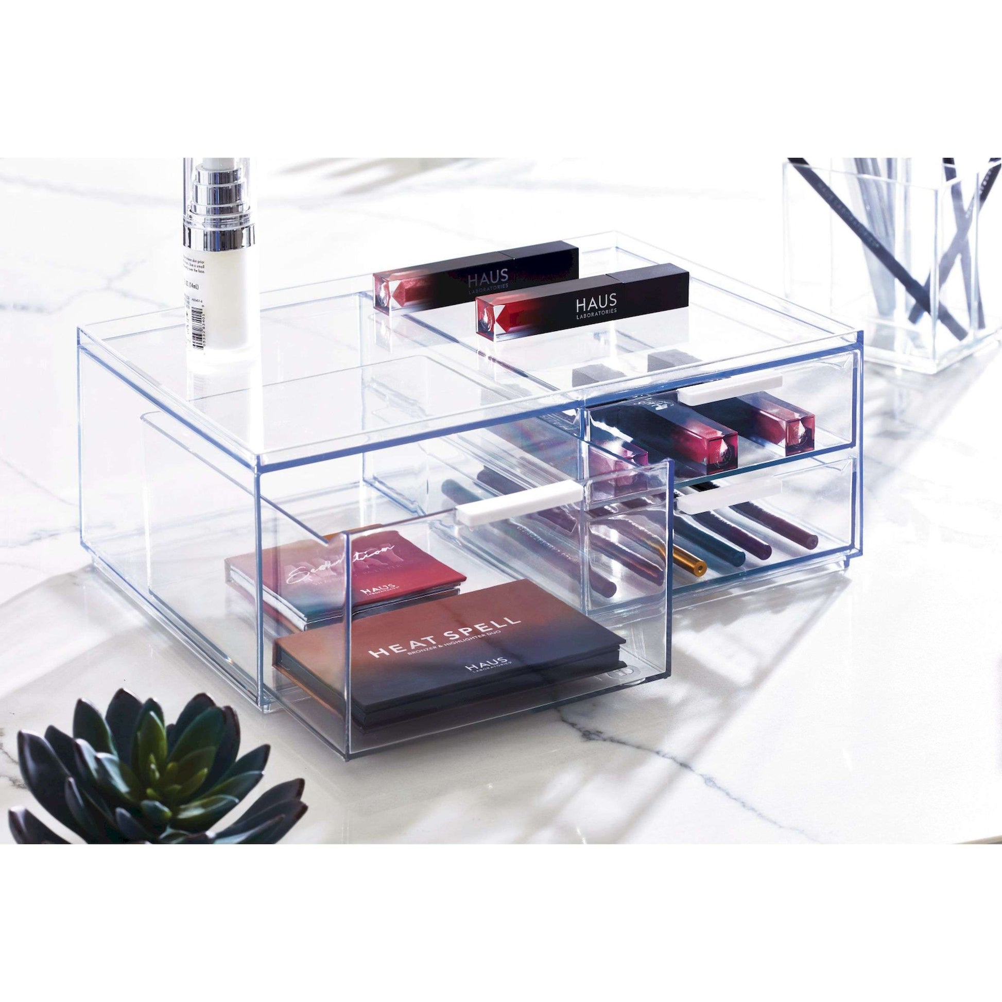 organizer-makeup-largo-3-cassetti-trasparenti - variante colore