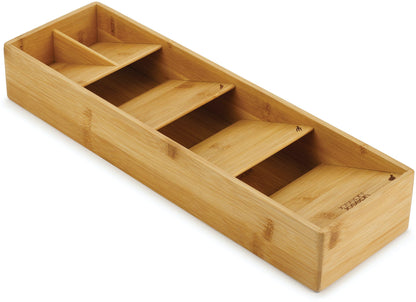 organizer-posate-bambu-cassetto - vista laterale