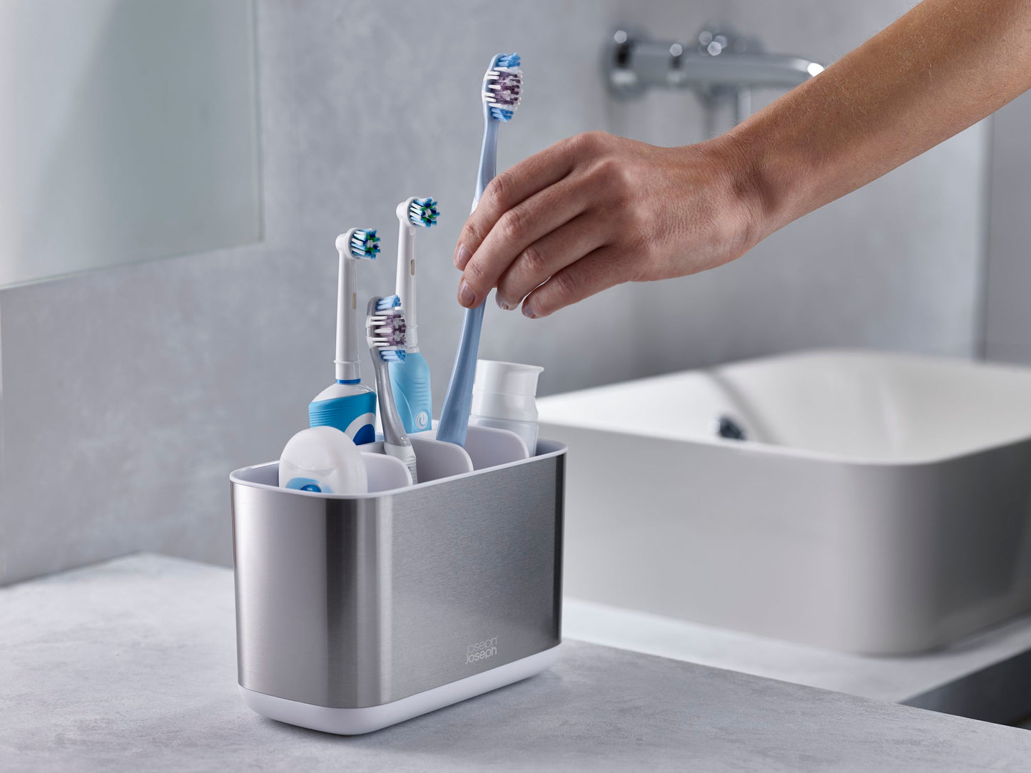 set-organizer-bagno-dispenser-portaspazzolini - dimensioni