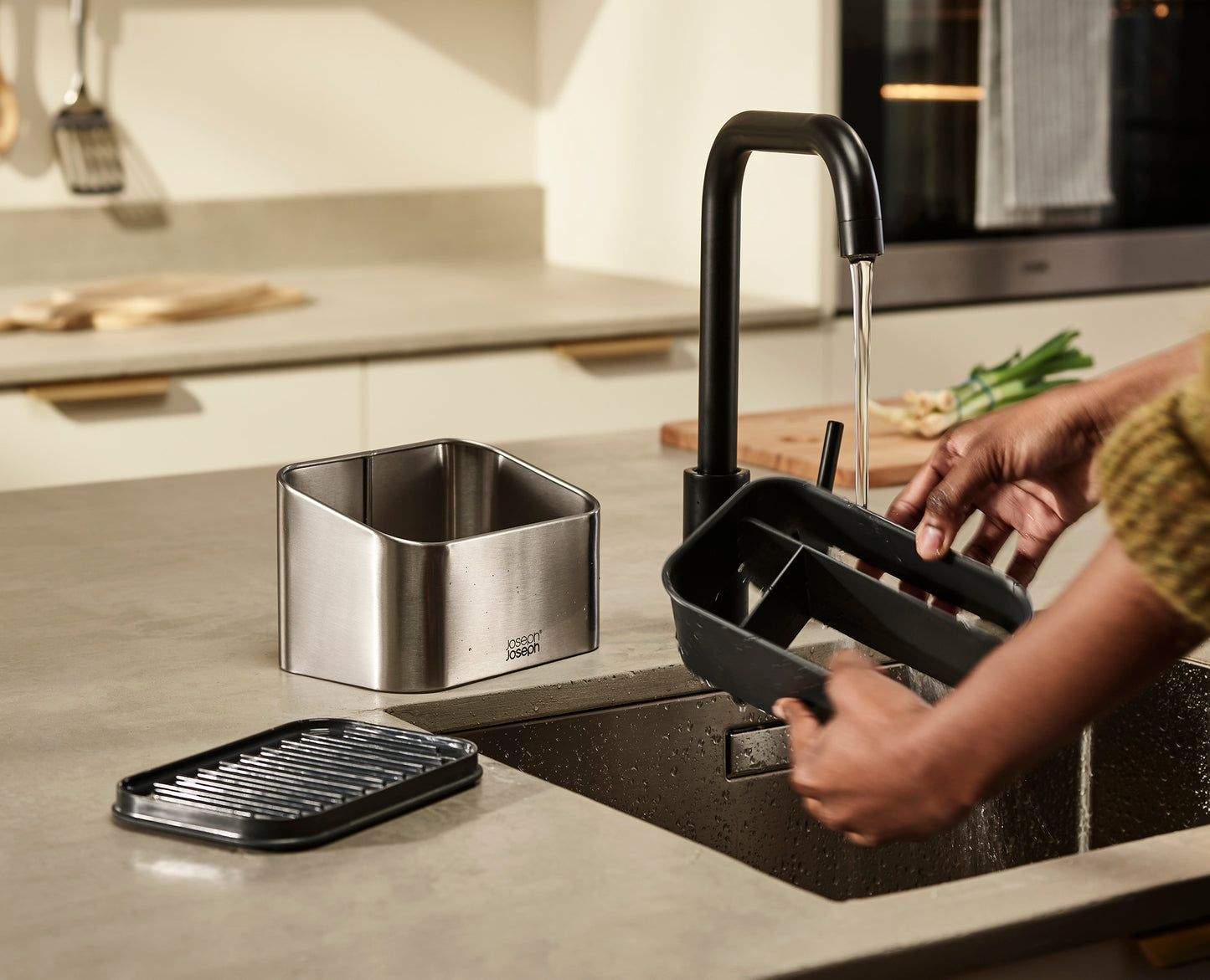 organizer-lavello-dispenser-drenaggio - accessori inclusi