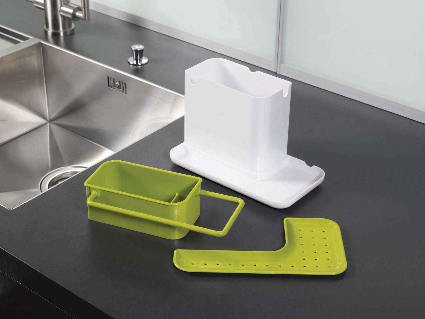 organizer-lavello-multi-scomparto-scarico - dettaglio