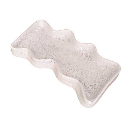 Svuotatasche in ceramica Onda rettangolare