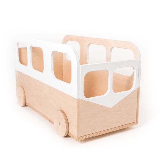 Baule portagiochi su ruote Bus