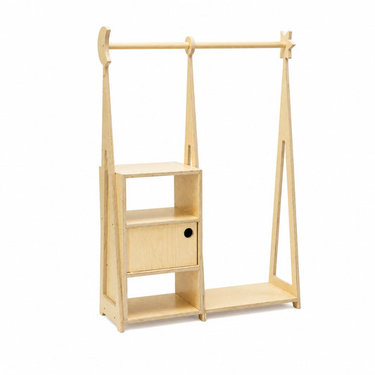 Armadio Montessori con contenitore