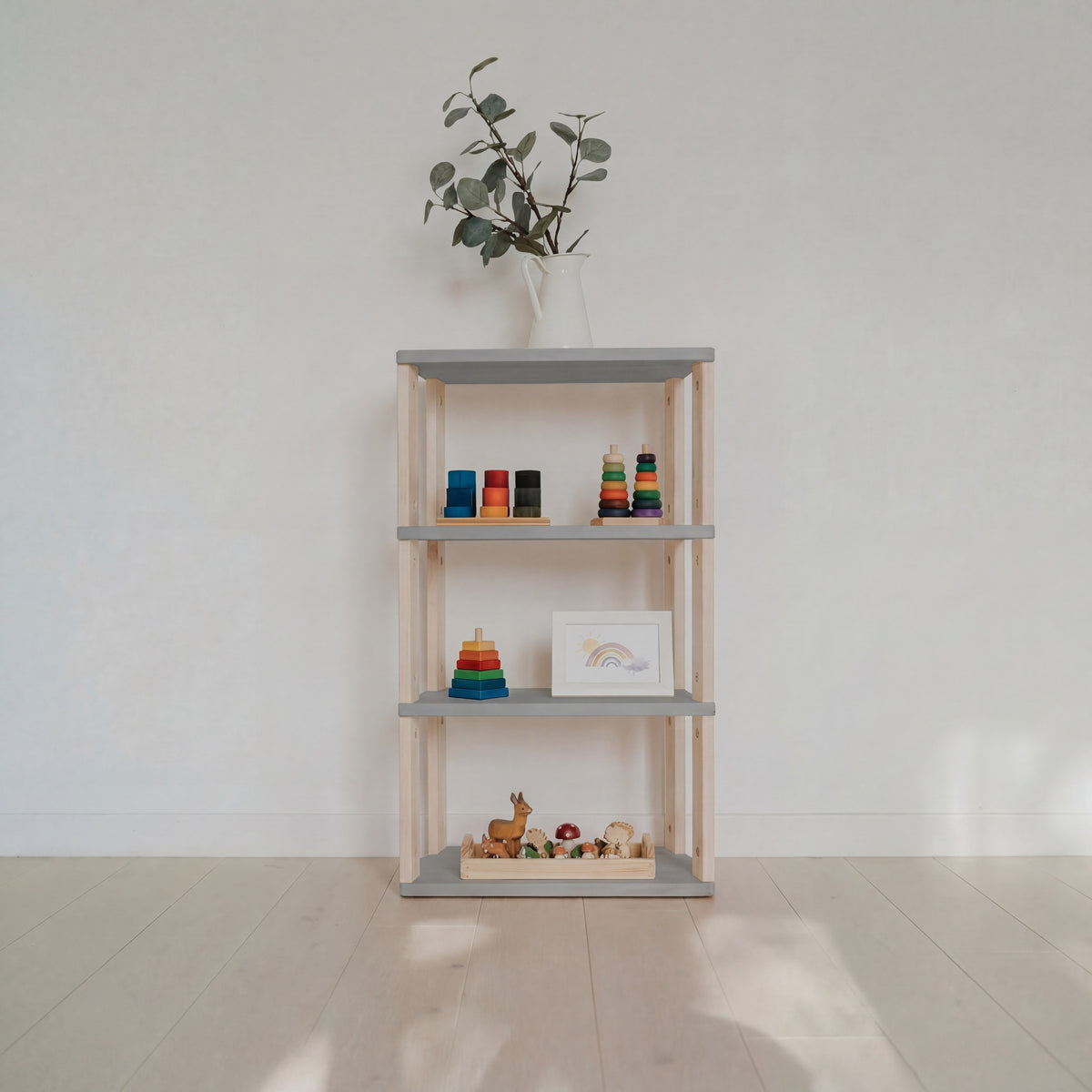 Libreria modulare Straight Mini a 4 ripiani