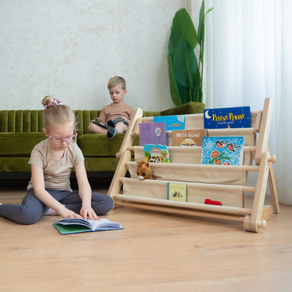 Libreria in tessuto per triangolo Montessori – foto 5