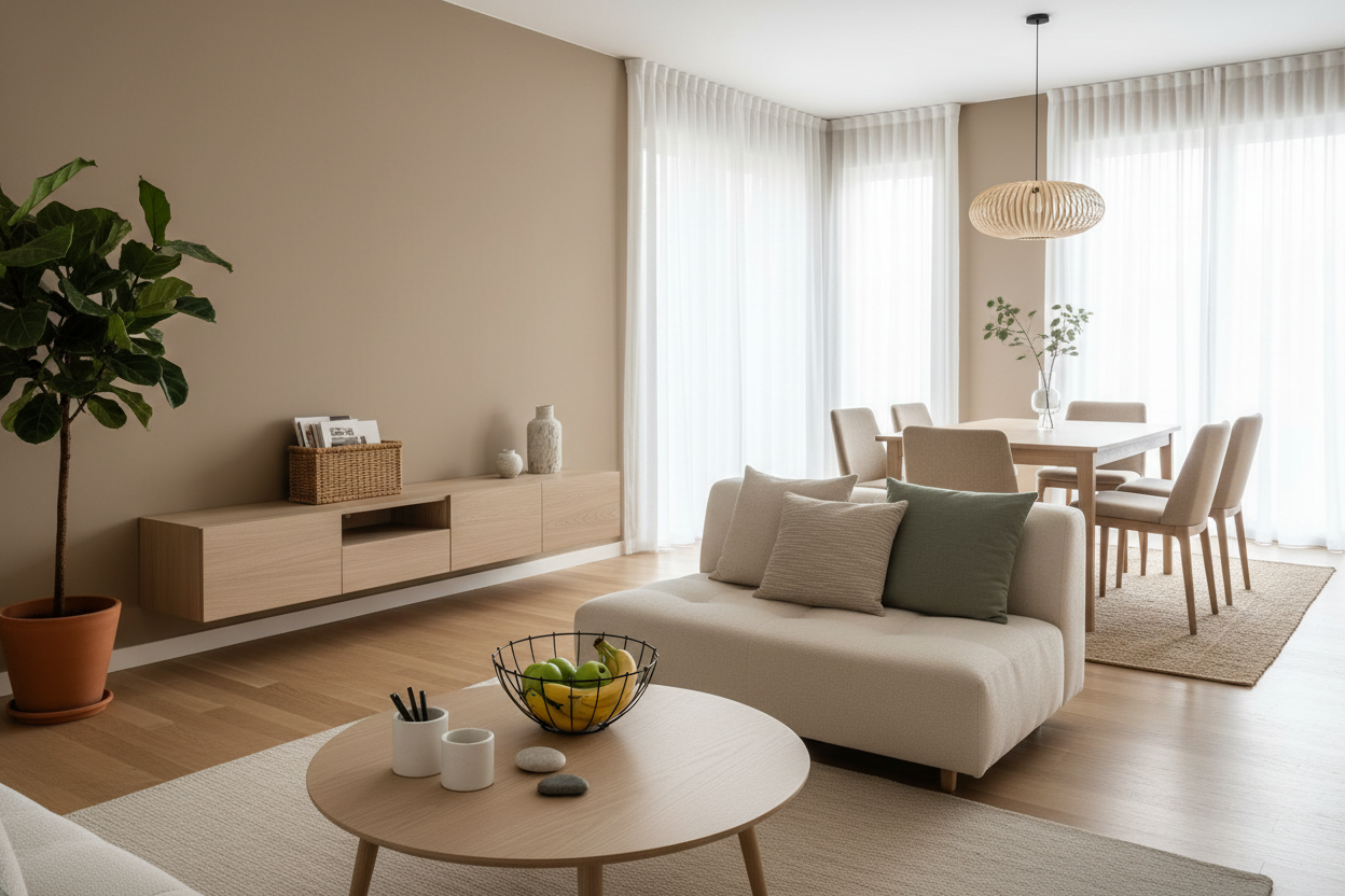 Open space elegante con organizer
